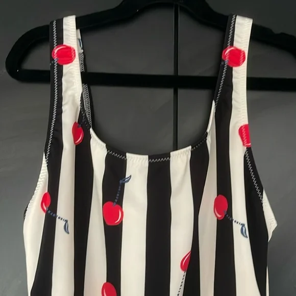 Solid & Striped Swimsuit - Picture 2 of 6